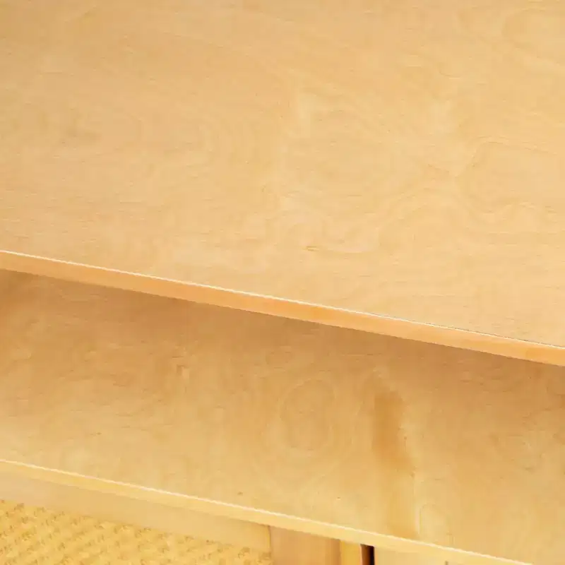 Buylateral Ervine Sideboard: Credenza Buffet Console, Adjustable Shelves