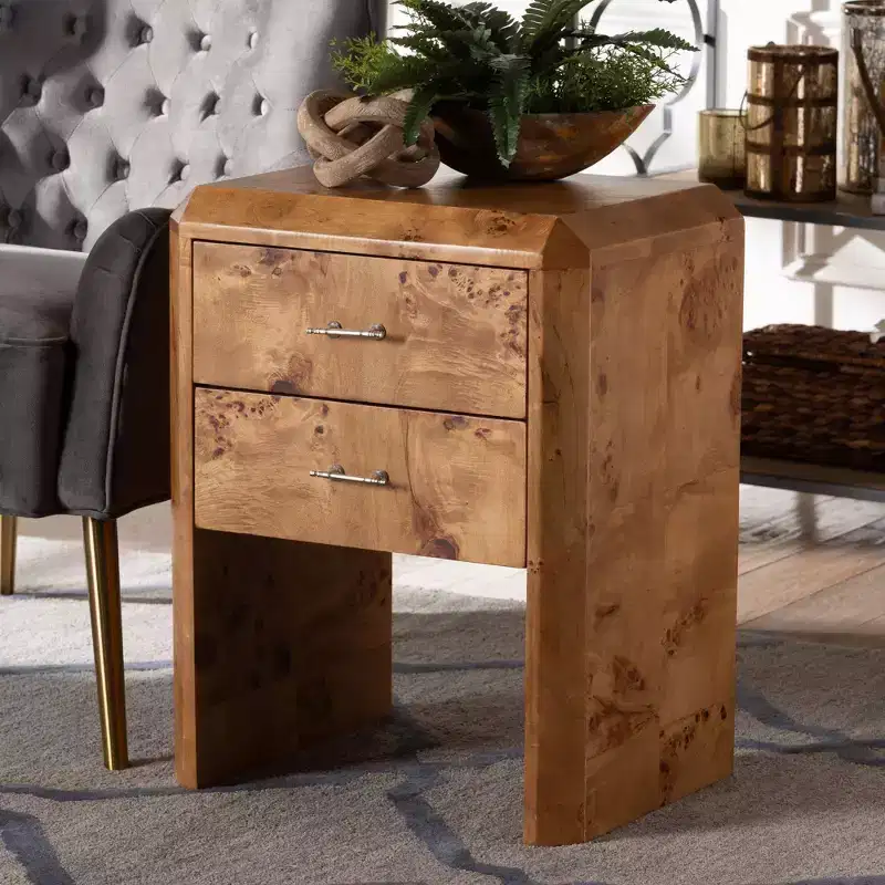 Wood Nightstand
