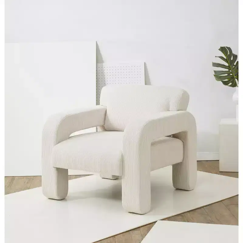 Petey Corduroy Accent Chair - SFV5109 - Safavieh Couture