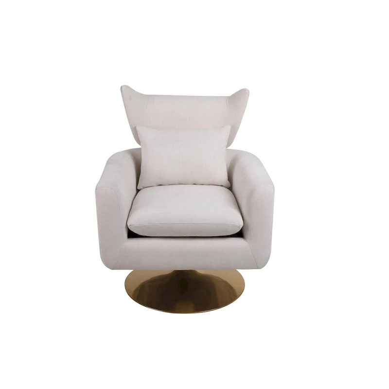 Mid-Century 360-degree Swivel Accent Chair