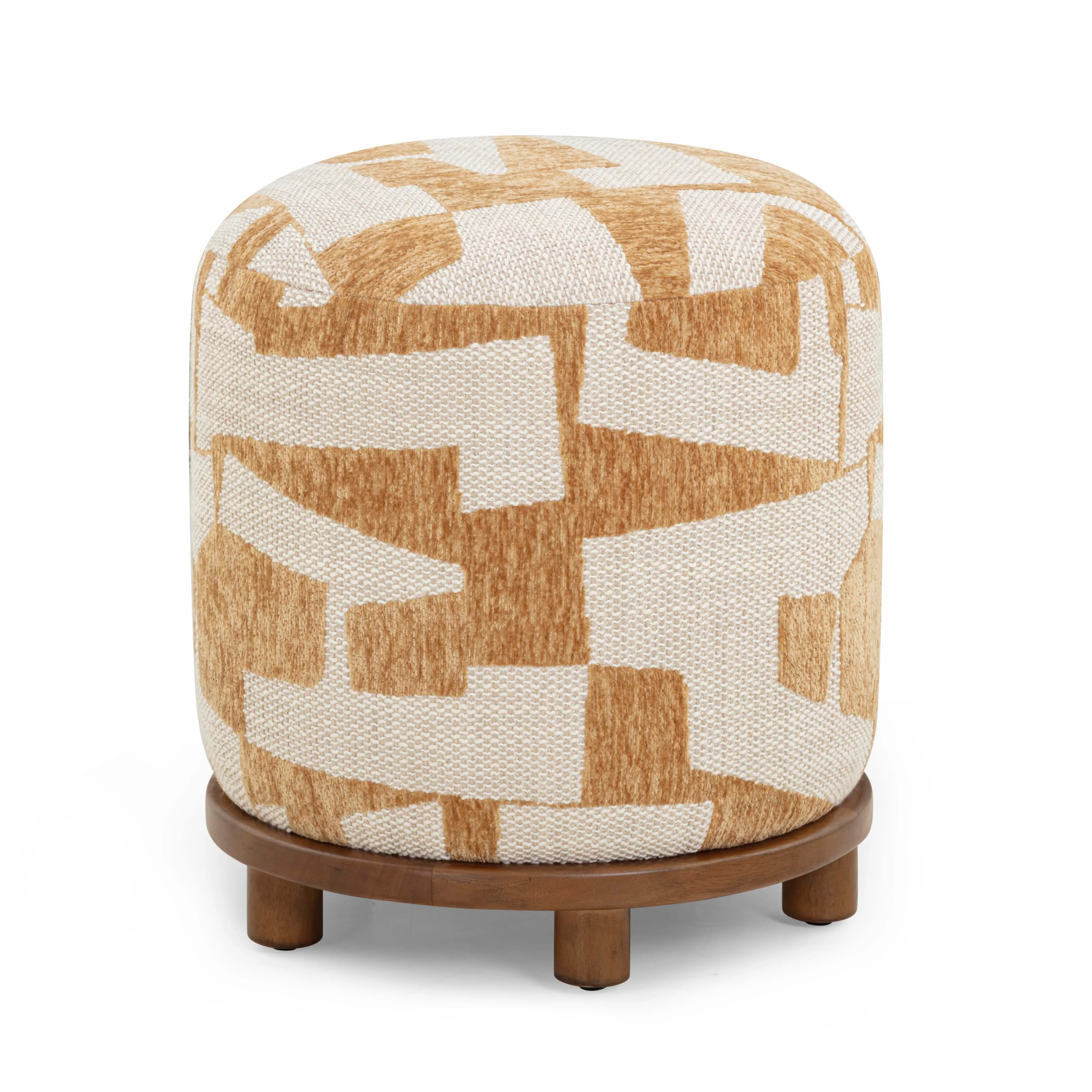 Performance Jacquard Ottoman