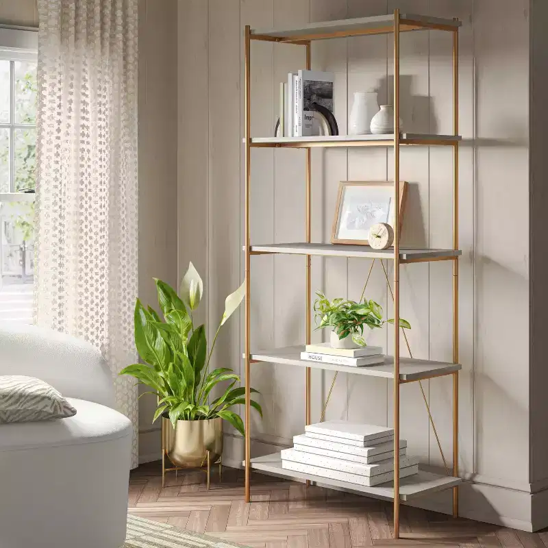 72.17 Elowen 5 Shelf Bookcase - Threshold™