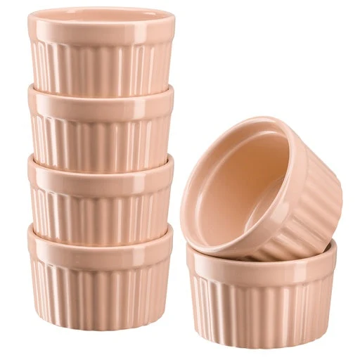Porcelain Ramekins, 10 oz, Set of 6