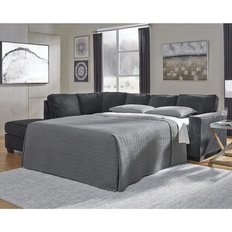Signature Design by Ashley Altari 2-Piece Sleeper Sectional with Chaise - 110W x 90D x 37H