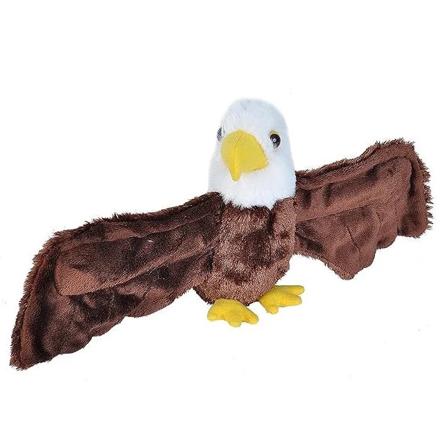 Bald Eagle Plush Stuffed Animal Wrist Hugger Wildlife Toy