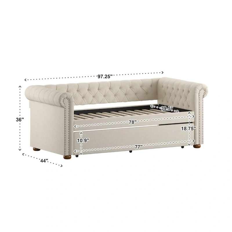 Knightsbridge Chesterfield Daybed by iNSPIRE Q Artisan