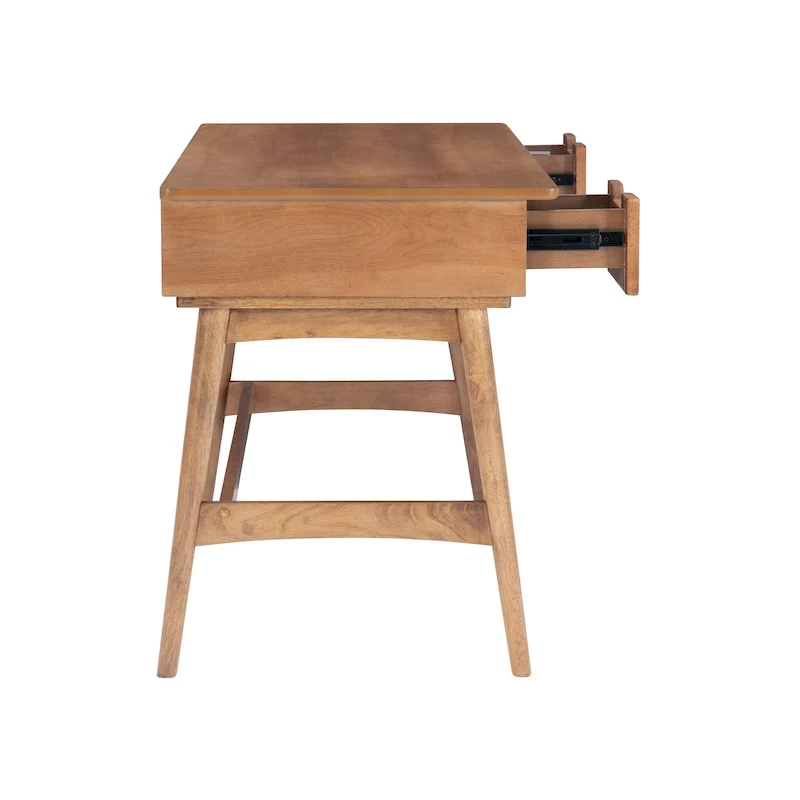 Rattan Mid-Century Desk