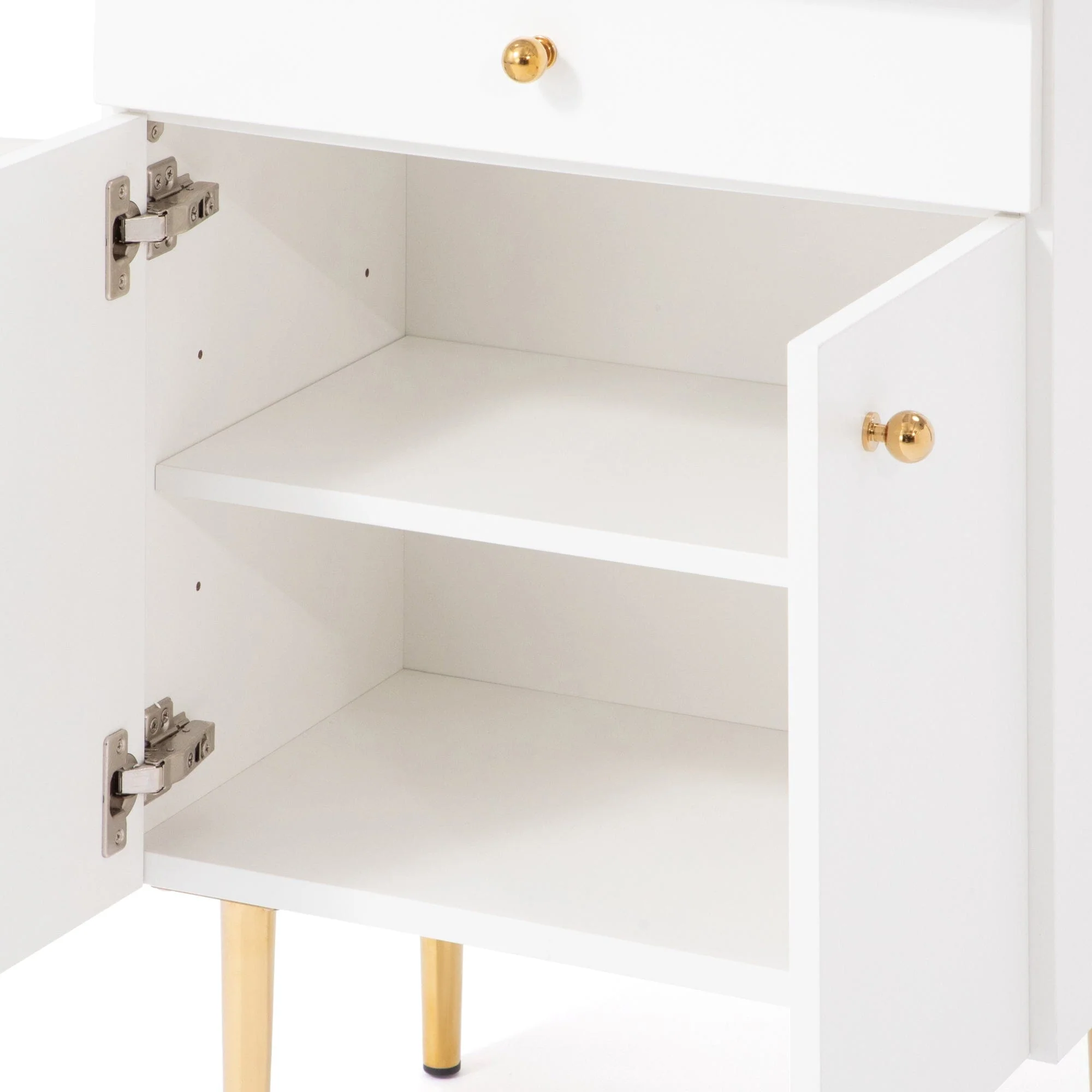 Multi-Color Sideboard with Storage Compartments
