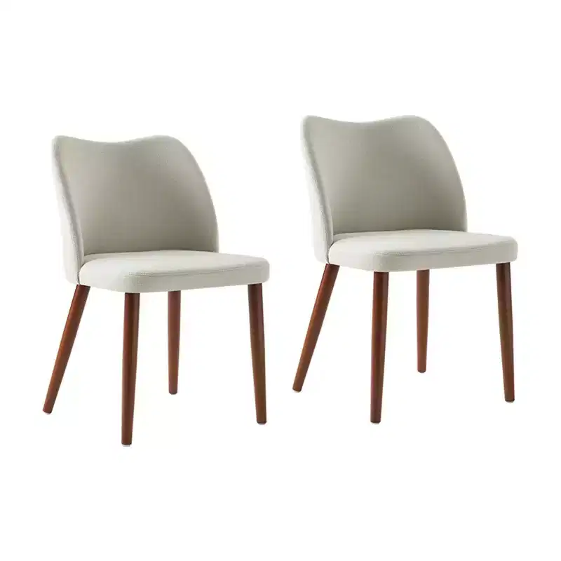Elisa Mid-century Modern Upholstered Dining Chair Set of 2| ART OF LIVING DESIGNS