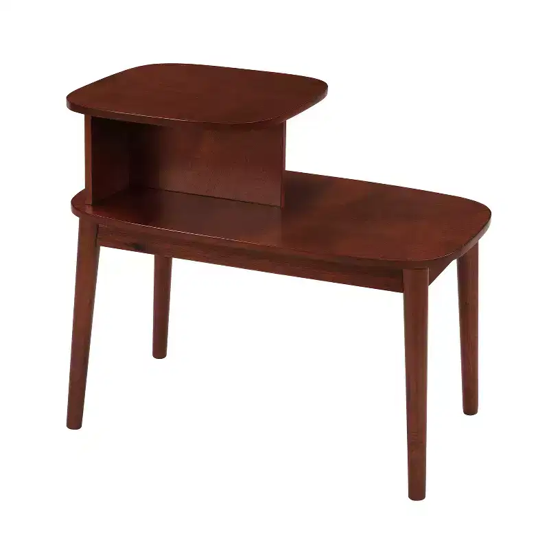 HomeStock Rectangle Wood Table Top End Table 1 -piece