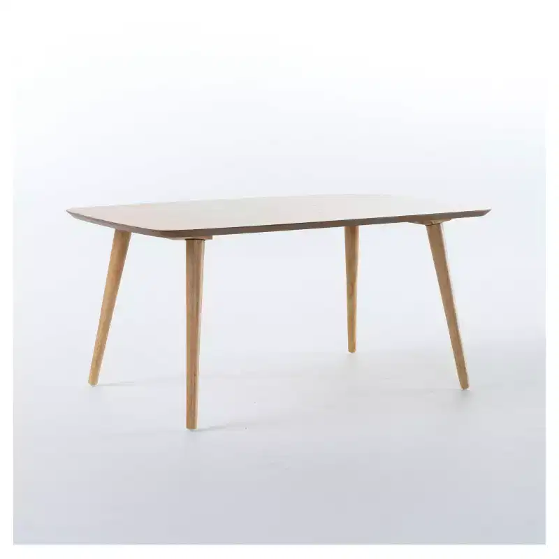 Cilla Coffee Table - Natural - Christopher Knight Home: Mid Century Modern, Mindi Veneer, Rectangle