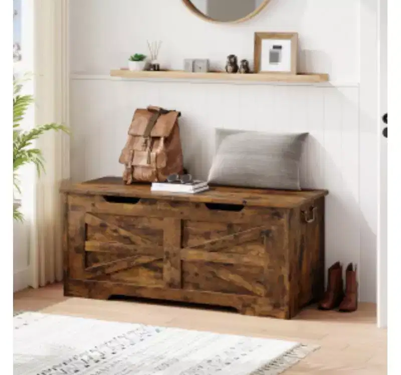 ?PB Storage Ottoman, Union Jack Pattern,