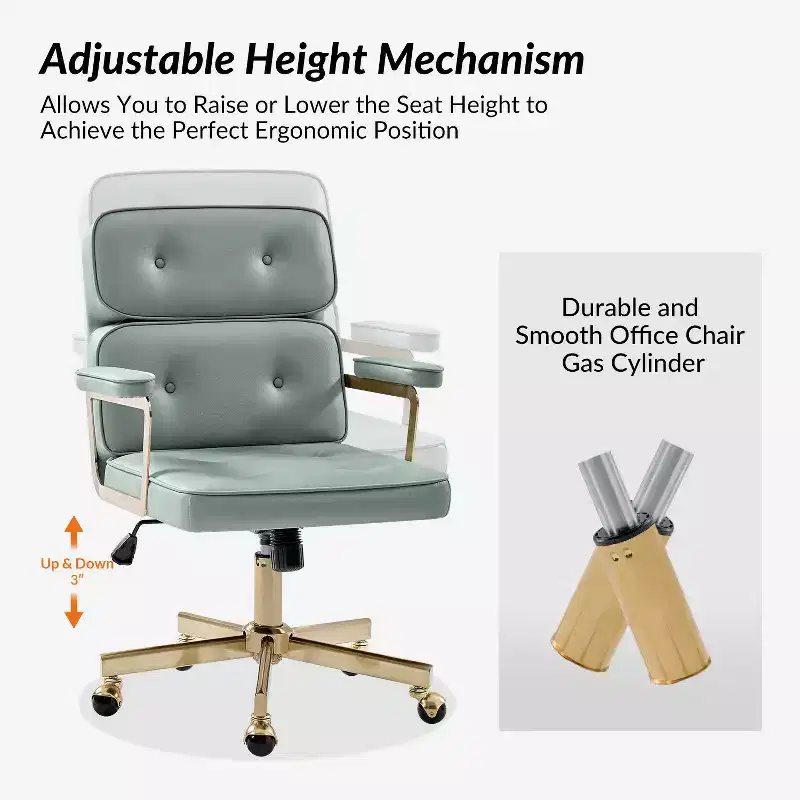 Debby Modern 37 H Office Chair with Adjustable Height|ARTFUL LIVING DESIGNS