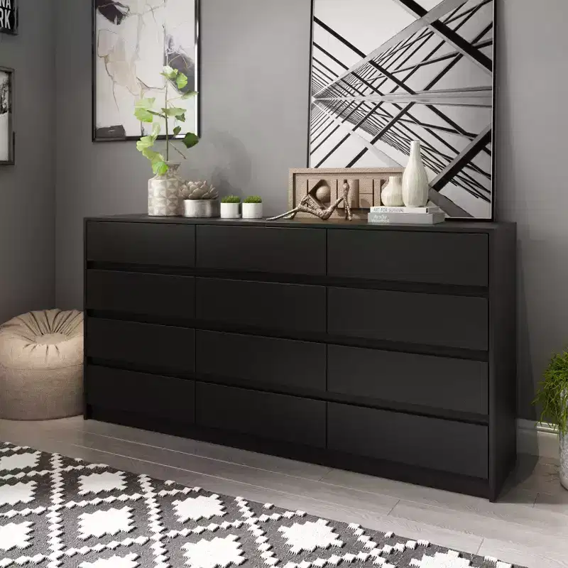 Famapy Modern 12-Drawers Dresser Sleek Chest of Drawers