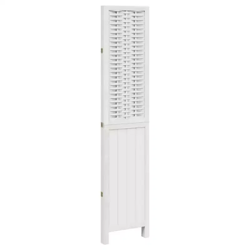 vidaXL Room Divider Privacy Screen Living Room Solid Wood Paulownia