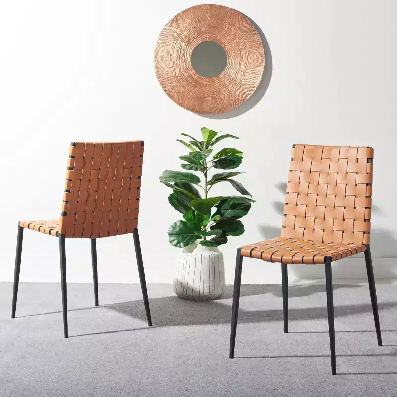 Rayne Woven Dining Chair (Set of 2) - DCH3006 - Safavieh