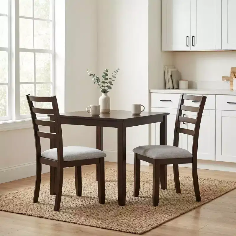 Contemporary Wood Upholstered Dining Chair