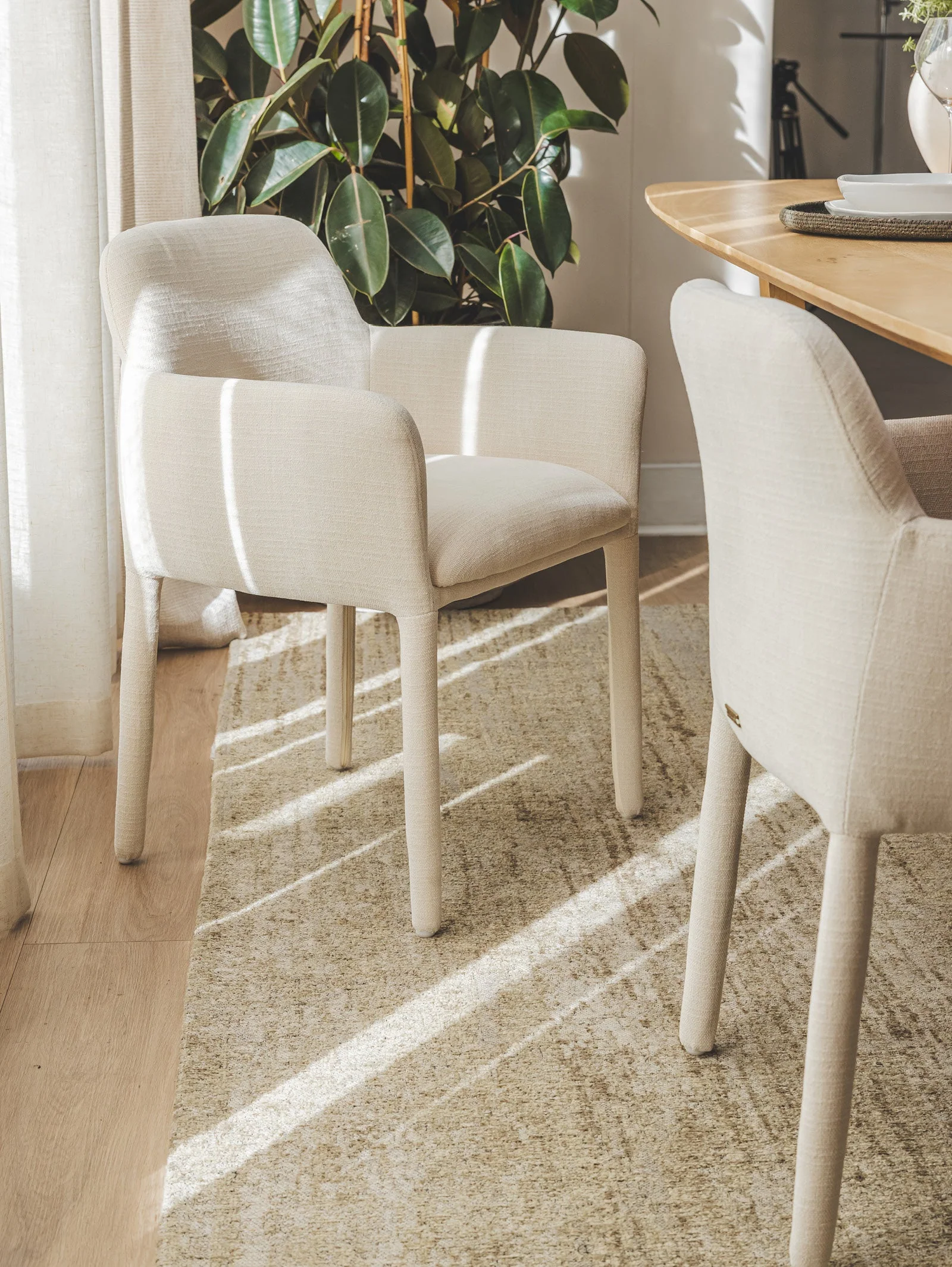 Modern Fabric Dining Chair for Dining Room