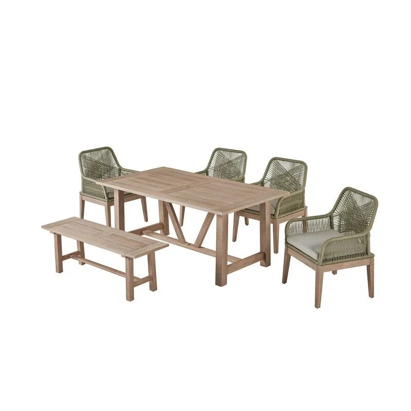 Best Quality Furniture Wood Patio Sets with Umbrella Hole
