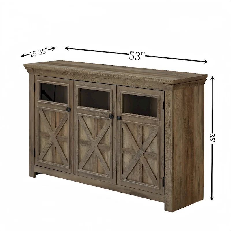 Farmhouse Buffet Sideboard Cabinet