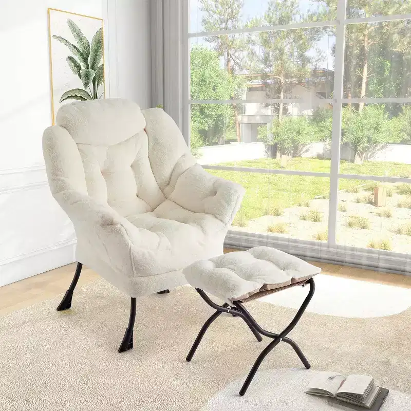Lounge Chair & Ottoman with Side Pocket