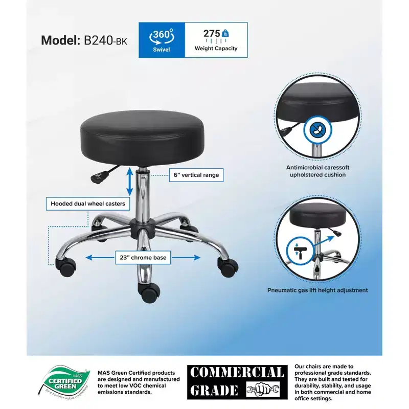 Medical Stool - Boss Office Products