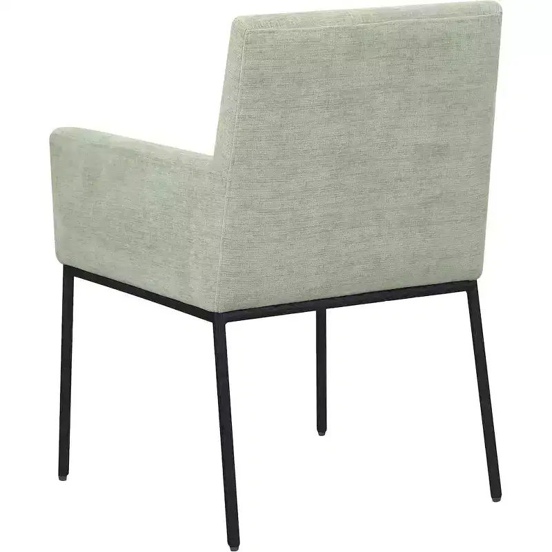 Meridian Furniture,Reeves Chenille Fabric Dining Chair, Set of 2