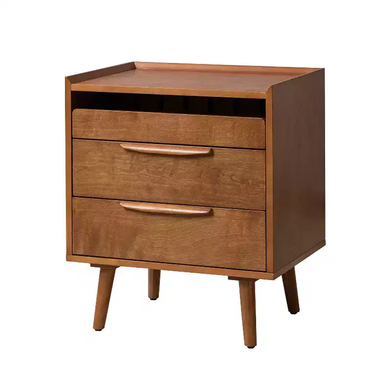 Janet 3 - Drawer end table with a Charging Station | KARAT HOME