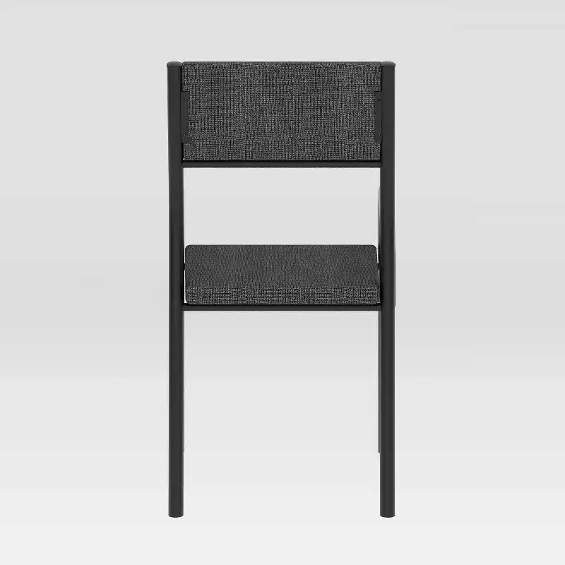 Metal Frame Office Visiting Chair Black - Techni Mobili