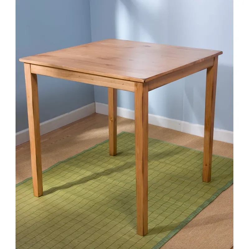 Honey Oak / Black / Espresso Counter Height Dining Table, Shaker Style, Seats 2–4