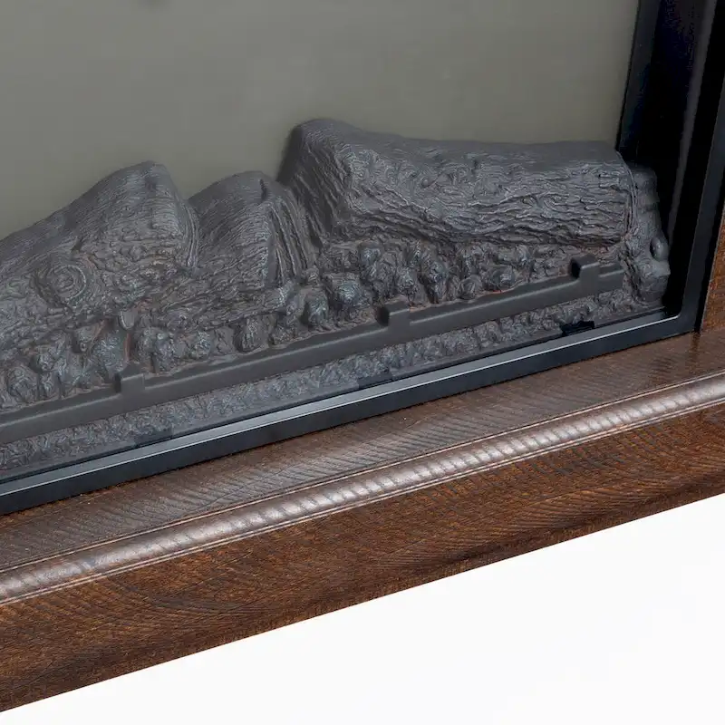 TVstand with electronicfireplace and remote control