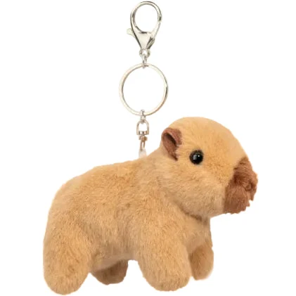Capybara Plush Stuffed Animal Keychain Clip Bag Charm