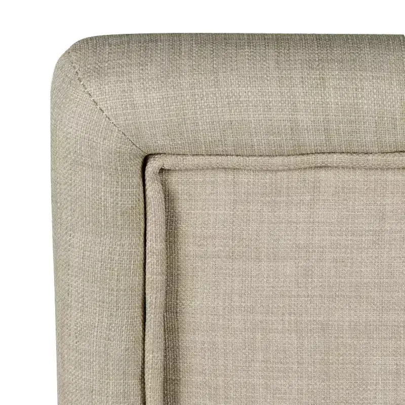 Set of 2 Michele Dining Chair with Nailhead Trim Linen - HomePop