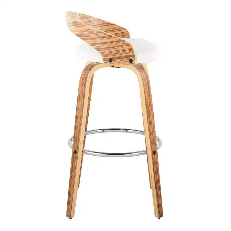 LumiSource Set of 2 30 Grotto Swivel Barstools