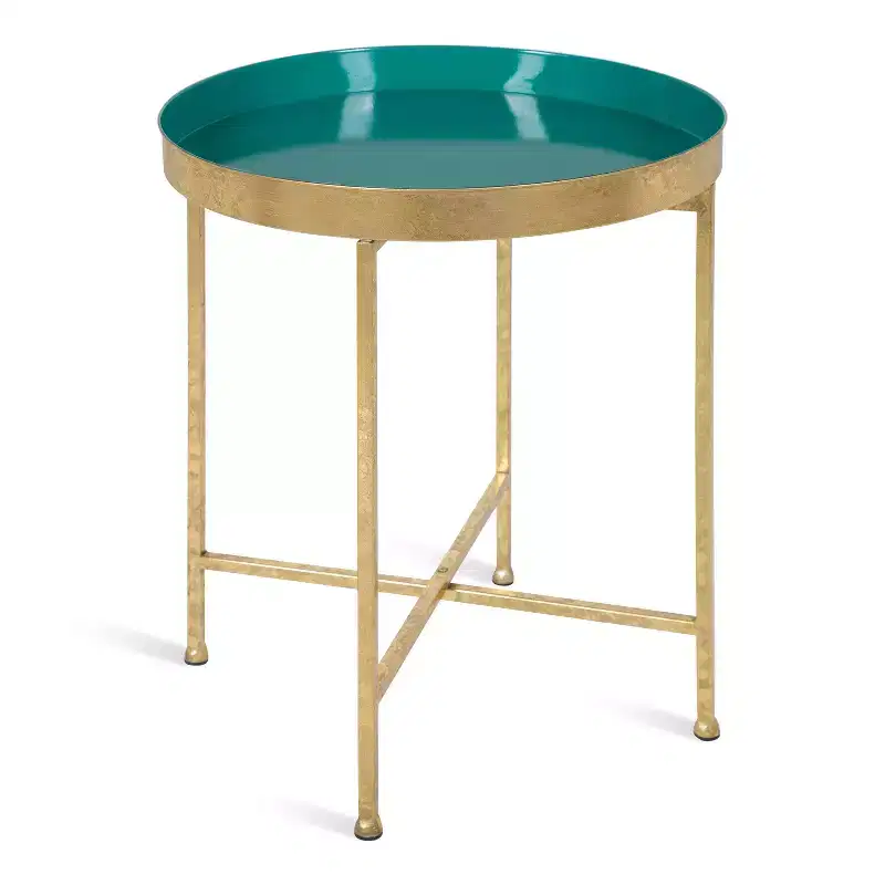 Kate and Laurel Celia Round Metal Side Table