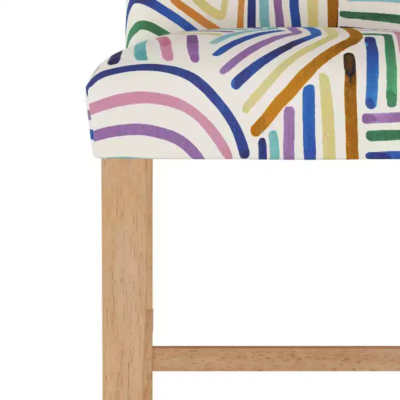 Skyline Furniture Hendrix Patterned Counter Height Barstool