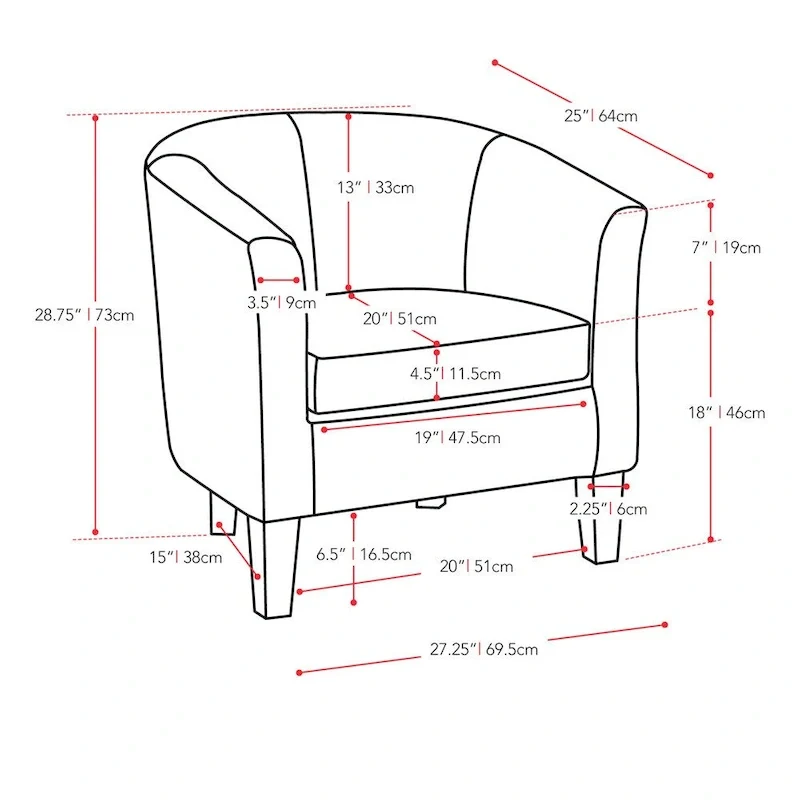 Copper Grove Broadway Velvet Upholstered Tub Chair