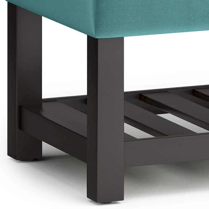 WYNDENHALL Essex 44 inch Wide Transitional Rectangle Ottoman Bench