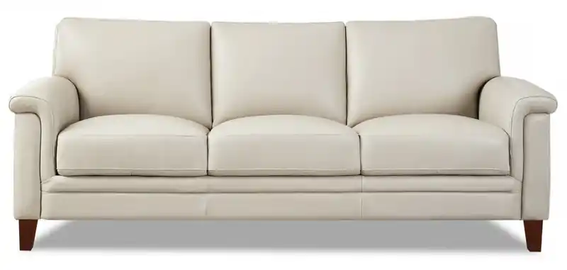 Leather Sofa - Vanilla
