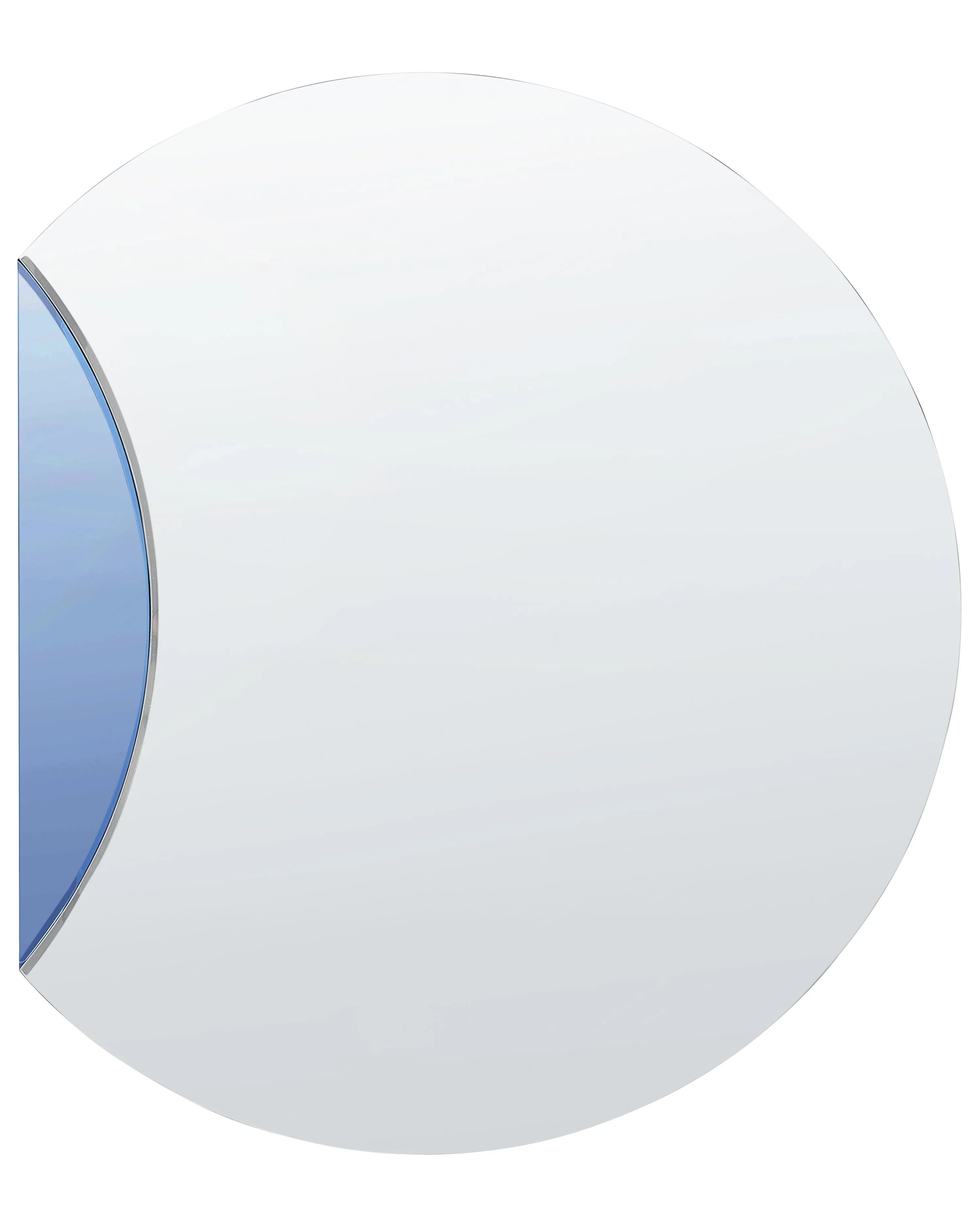 Specchio Semicircolare Blu 80x70 cm