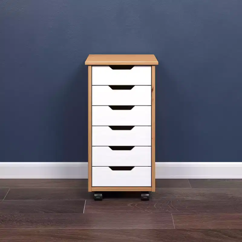 Trendfurn Omnia Narrow 6 Drawer Roll Cart