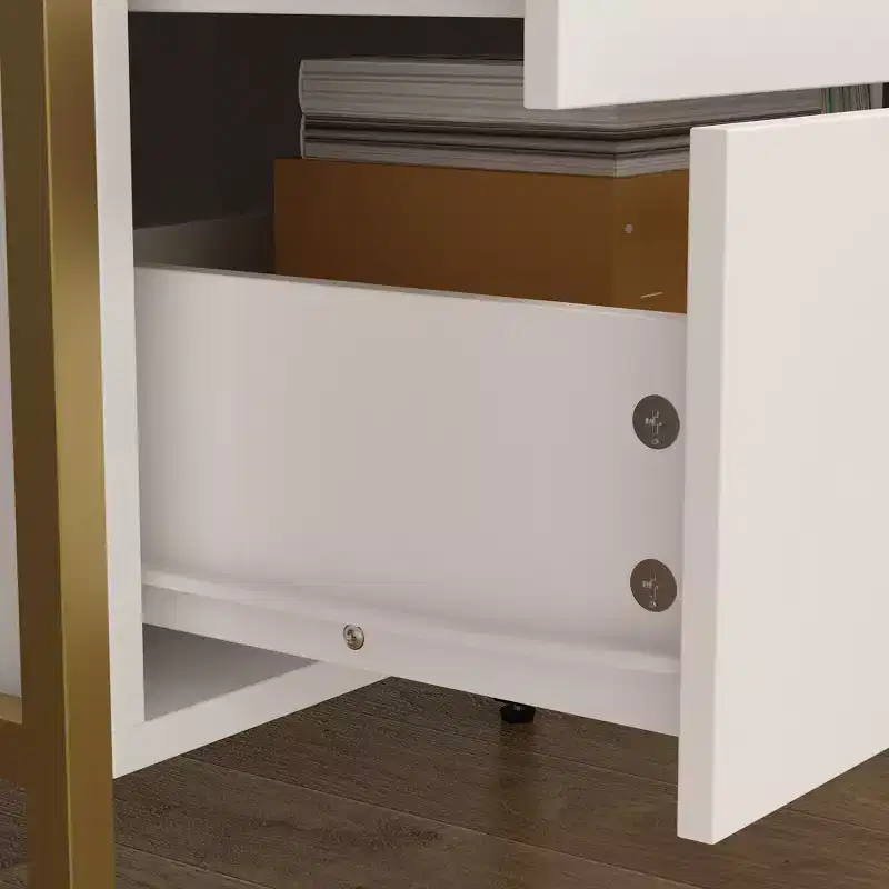 Hitow Modern Large 9 Drawer Dresser Metal Frame Design Chest of Drawers