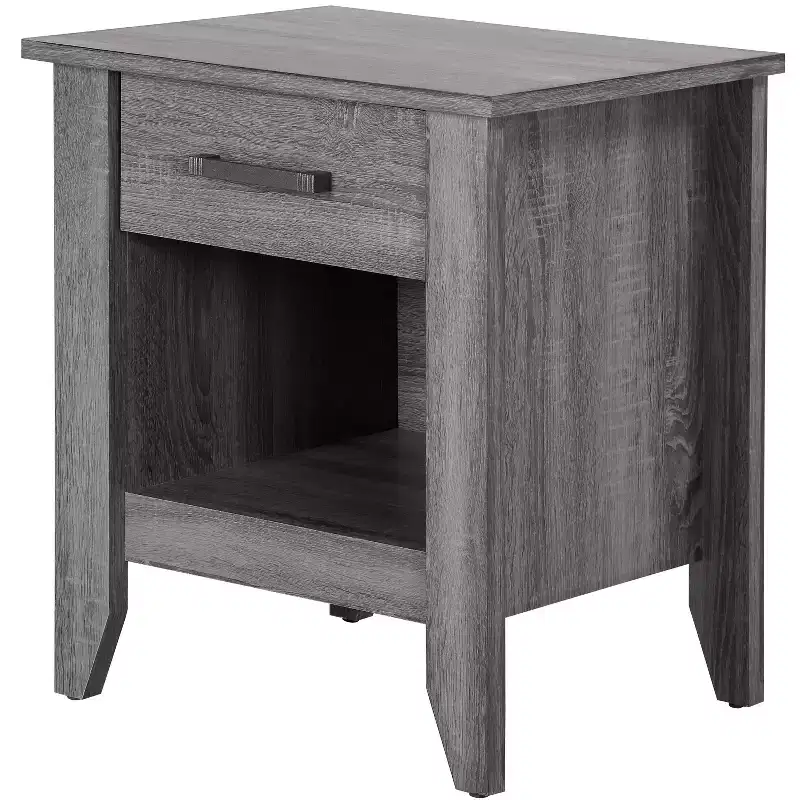 Passion Furniture Lennox 1-Drawer Nightstand (24 in. H x 21 in. W x 18 in. D)