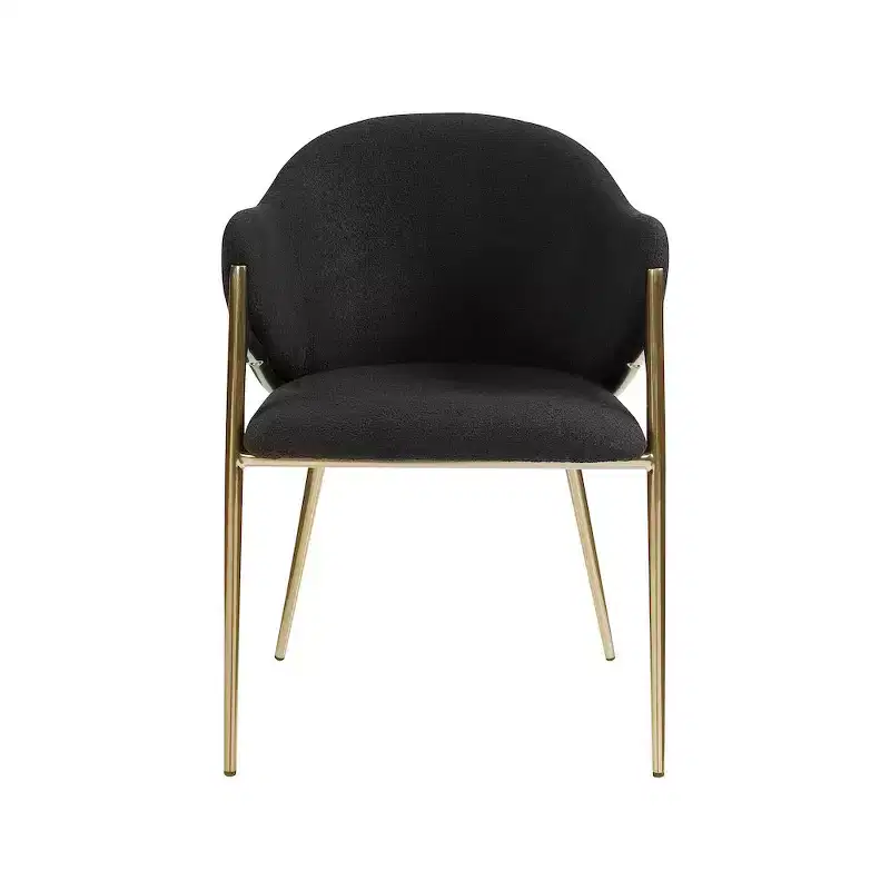 Meridian Furniture,Nial Boucle Fabric Dining Chair, Set of 2