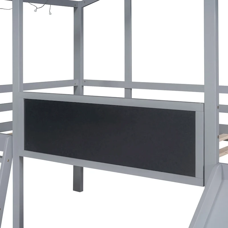 Twin Loft House Bed with Slide