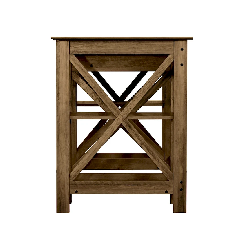 Saint Birch Honduras 58 Transitional Open Shelves Writing Desk