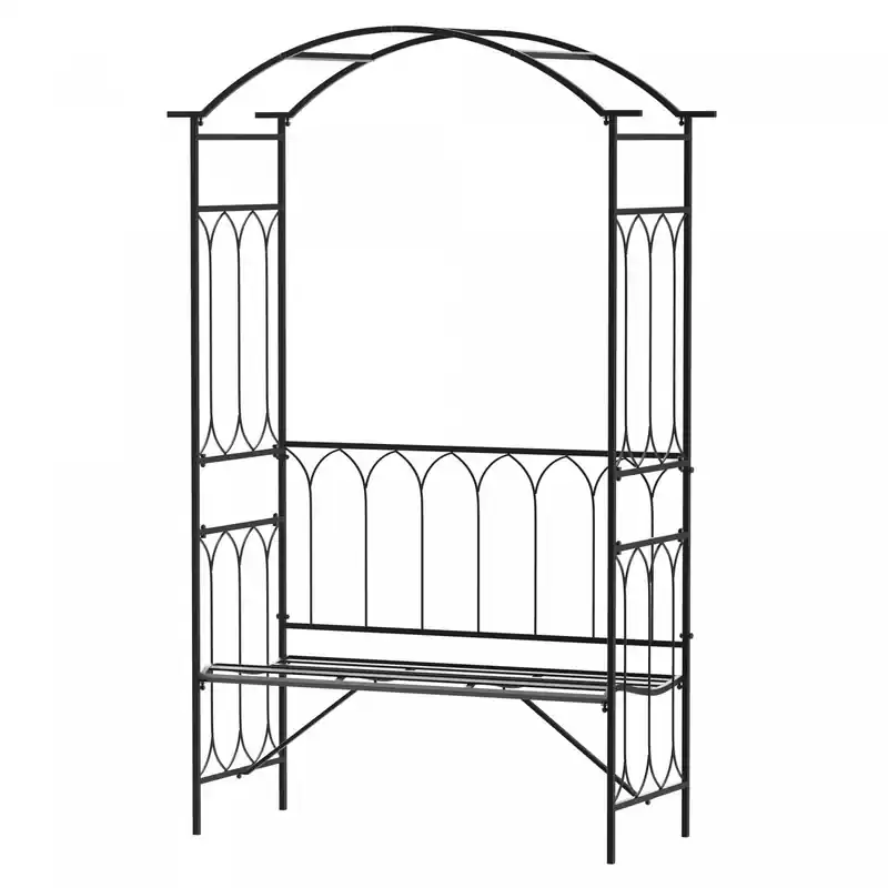 80 Tall Fairy Garden Arbor Arch With Bench