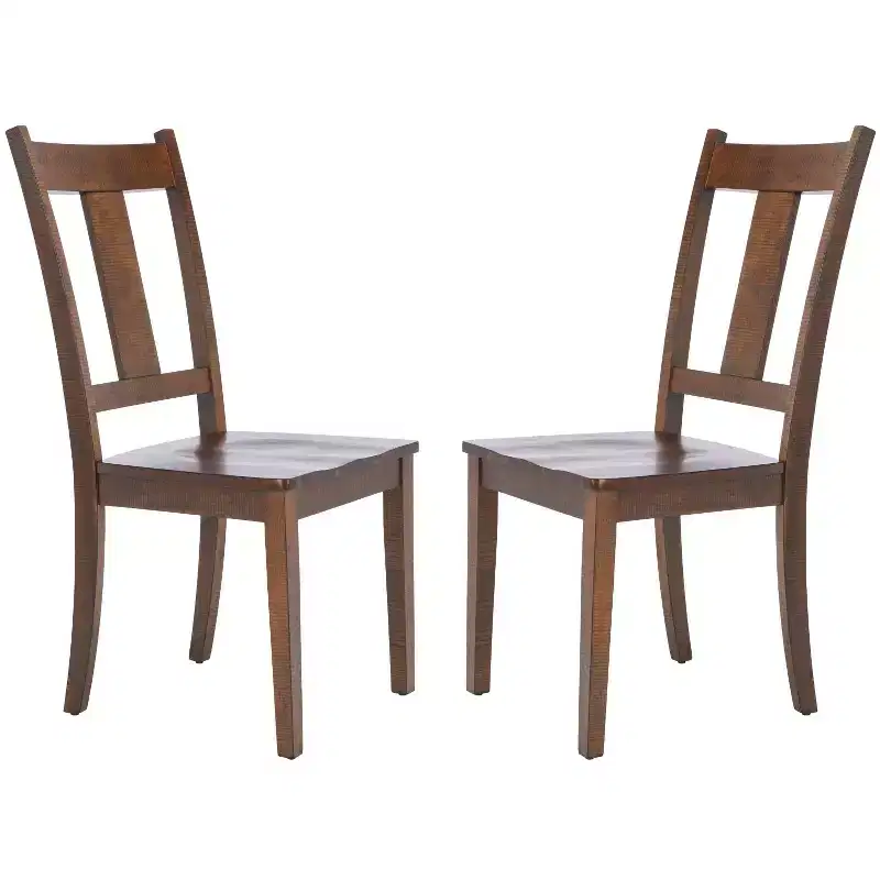 Dining Chair Set of 2 | Rustic Cafe Finish