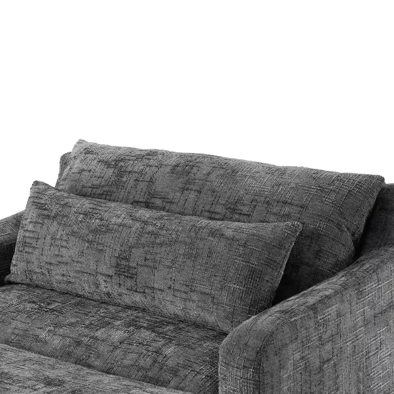Polibi Extra-Deep Chenille Sofa Bed Chair