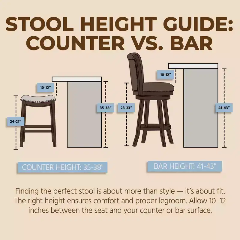 Grey Upholstered Backless Counter Stool, Reclaimed Oak Frame, 2-Pack